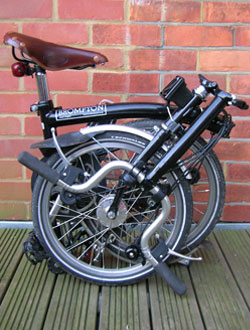 Brompton folding bikes